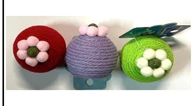 Pelota flor con catnip