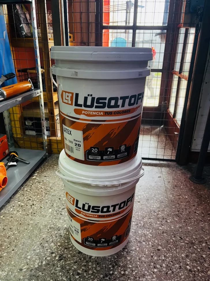 Pintura latex blanca interior/exterior 20lts Lusqtoff