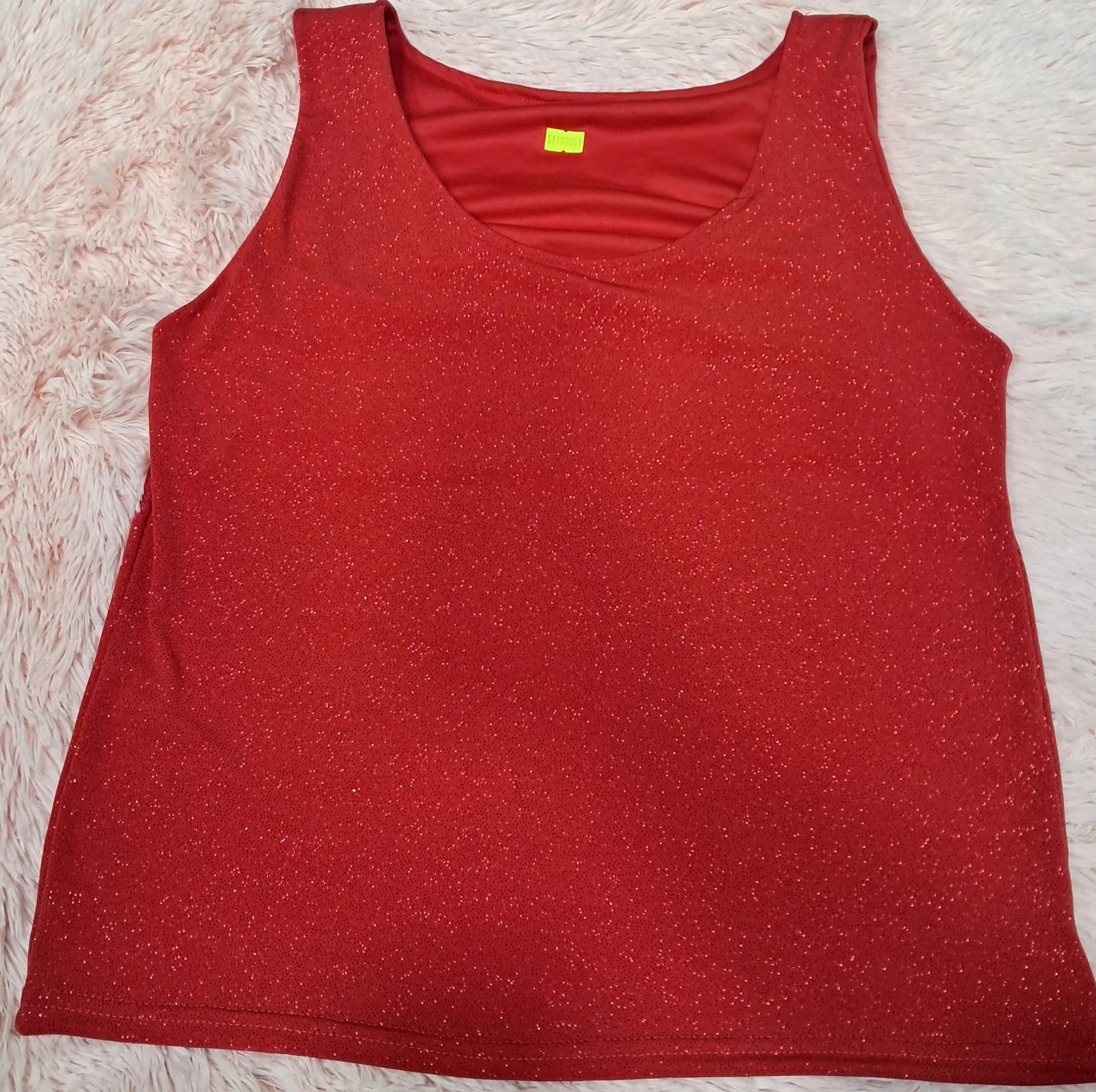 MUSCULOSA BRILLANTE DE MUJER