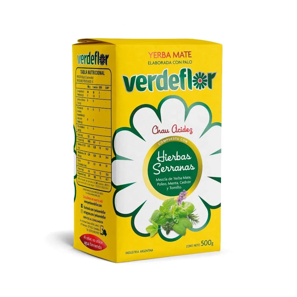 Yerba Verdeflor Hierbas Serranas 500g
