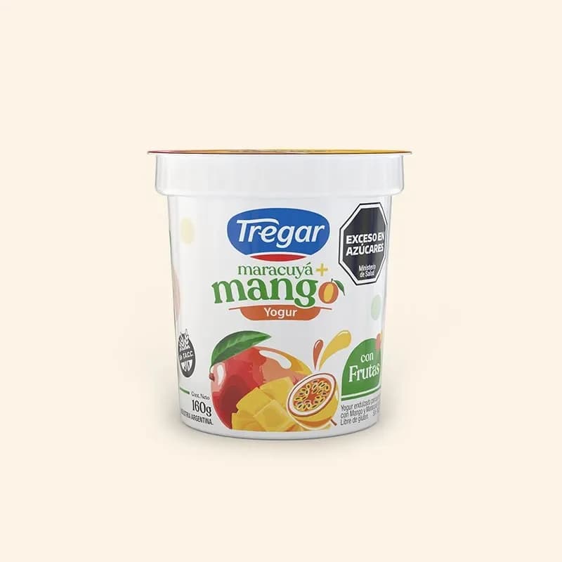 Yogur Tregar 160g Mango con frutas