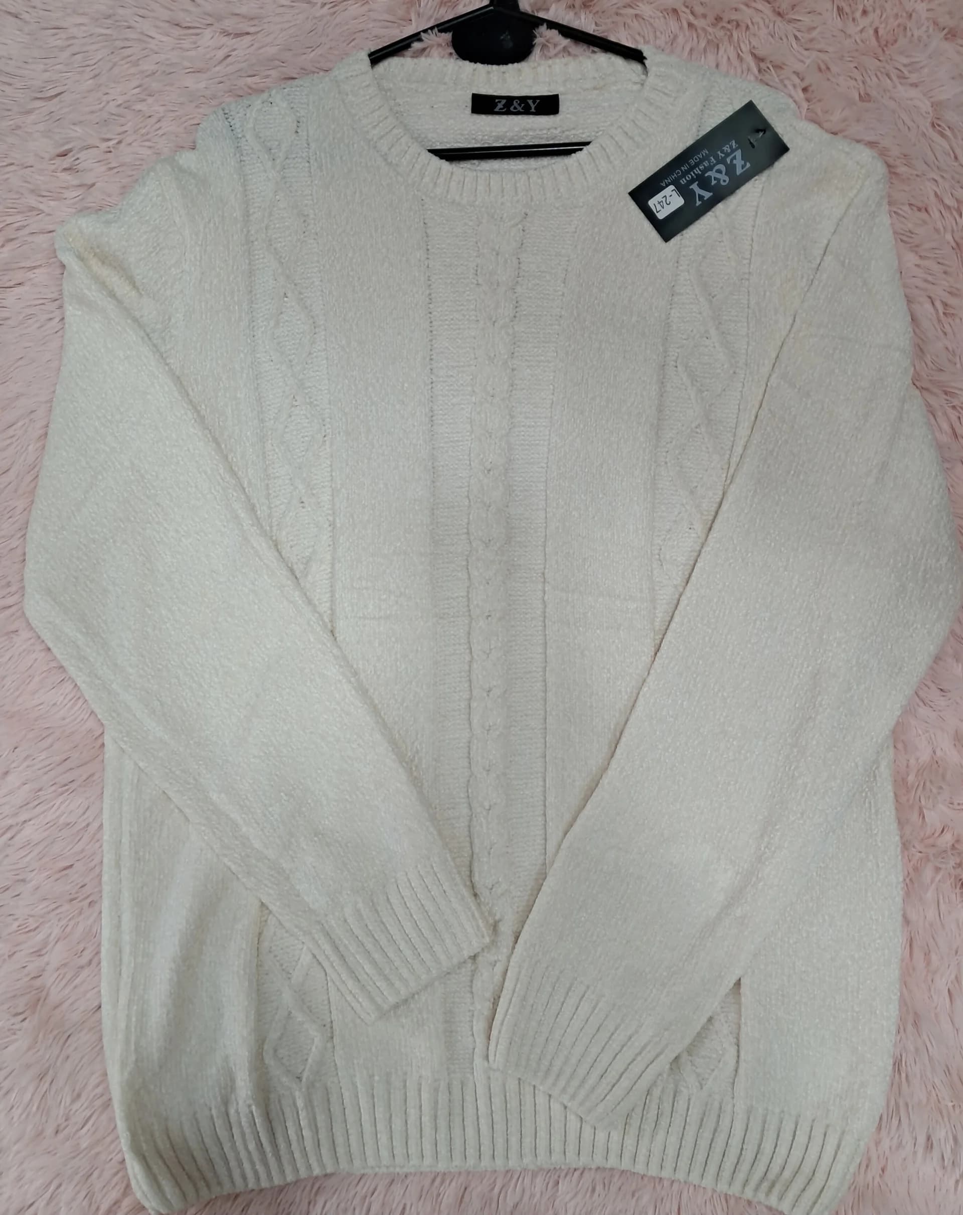 SWEATER CHENILLE SEÑORA