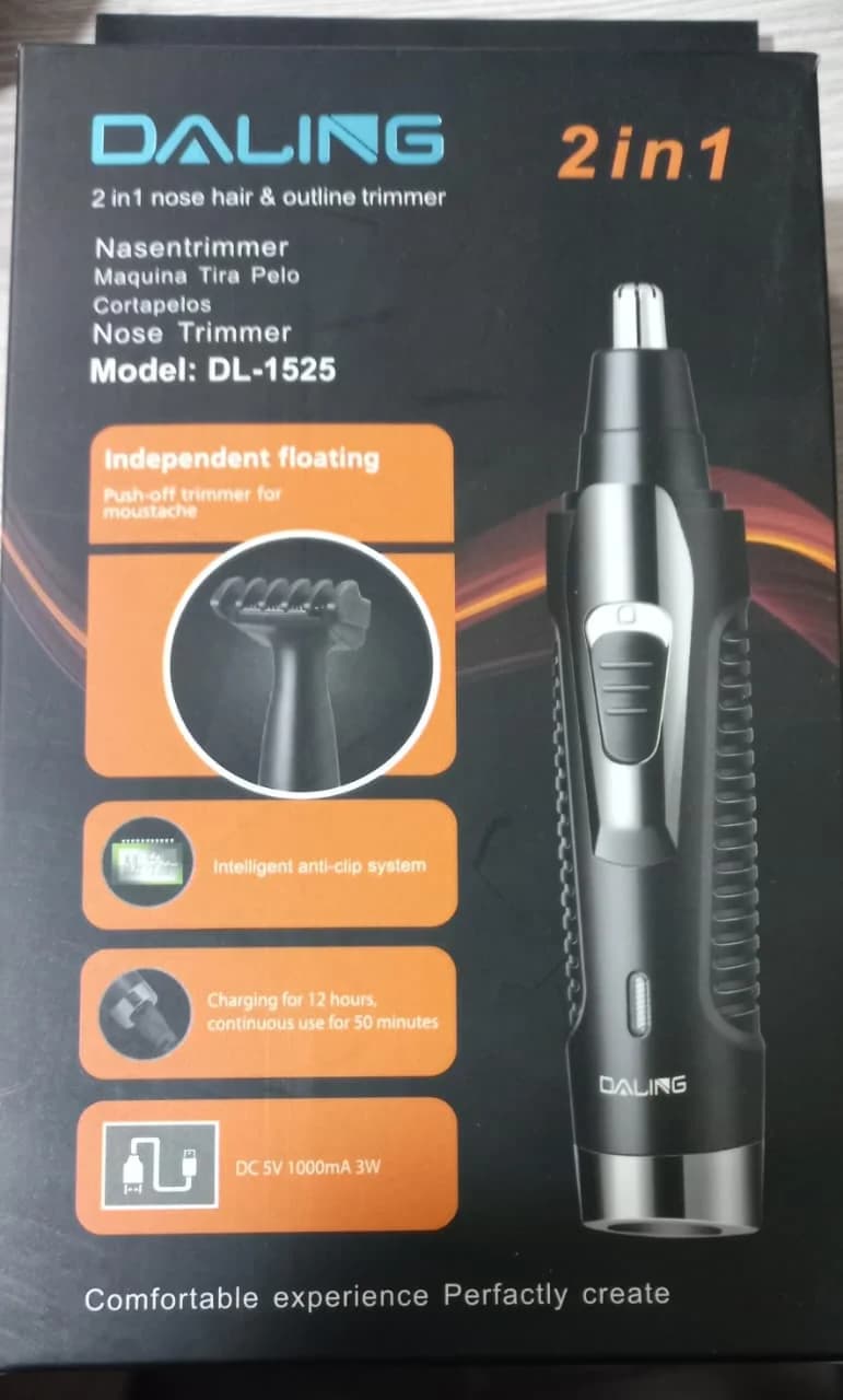 CORTA PELO DE NARIZ Y OREJA- (Modelo: DL-1525)