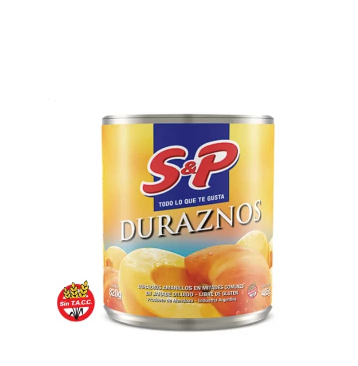 Durazno en Mitades S&P 485g