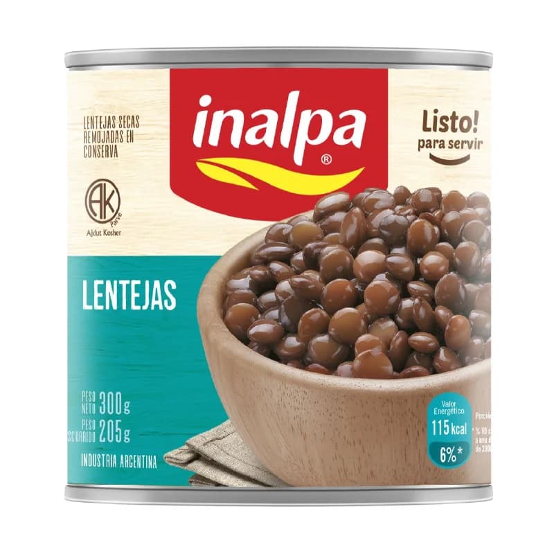 Lentejas Inalpa 300g