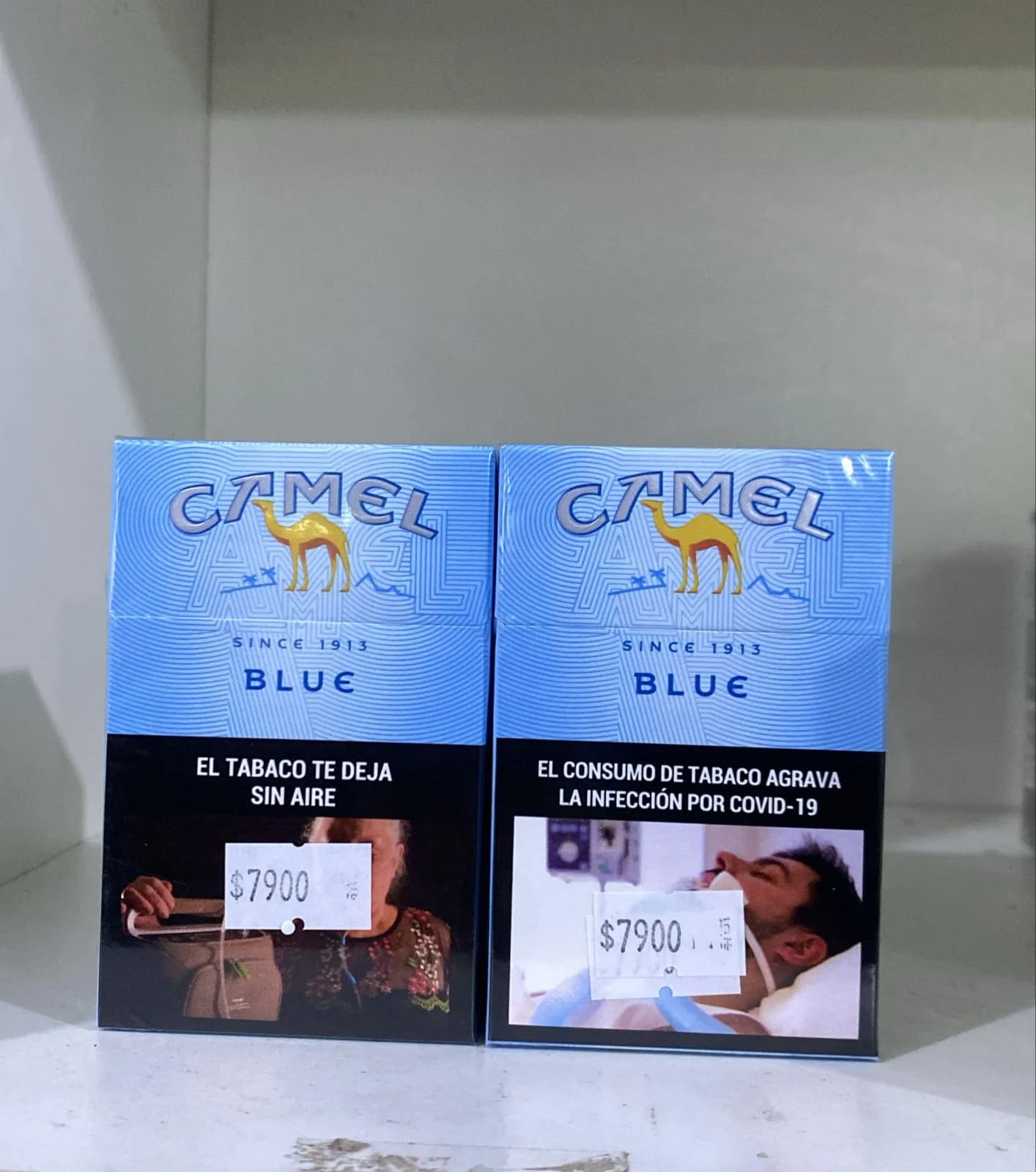 CIGARRILLO CAMEL BLUE BOX x20 (celeste)