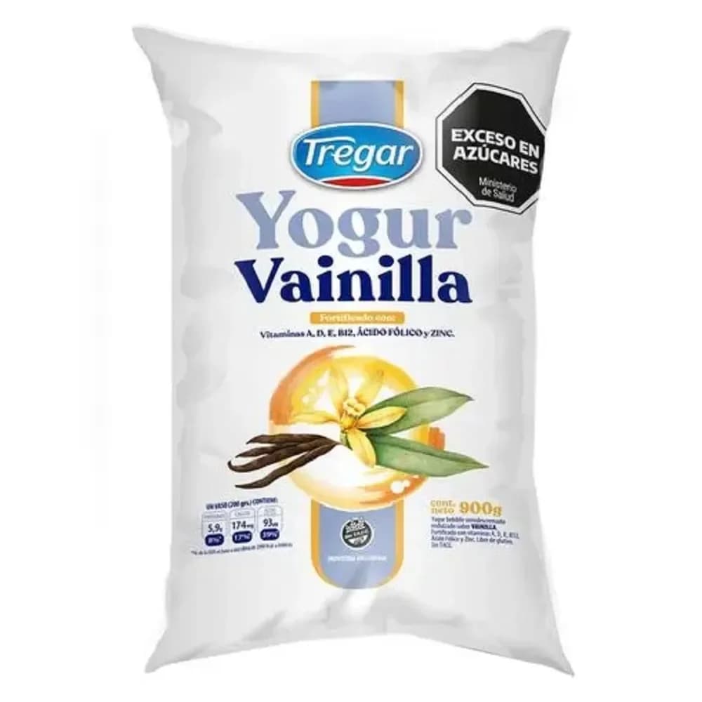 Yogur Sachet Tregar Vainilla 1L