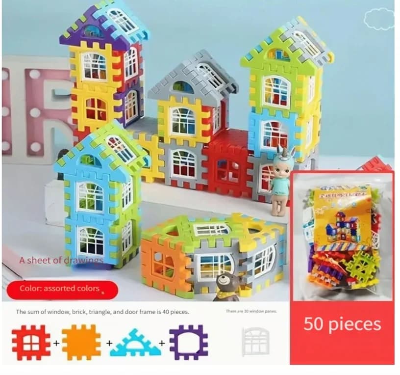 JUEGO DE CONSTRUCCION 50 PCS