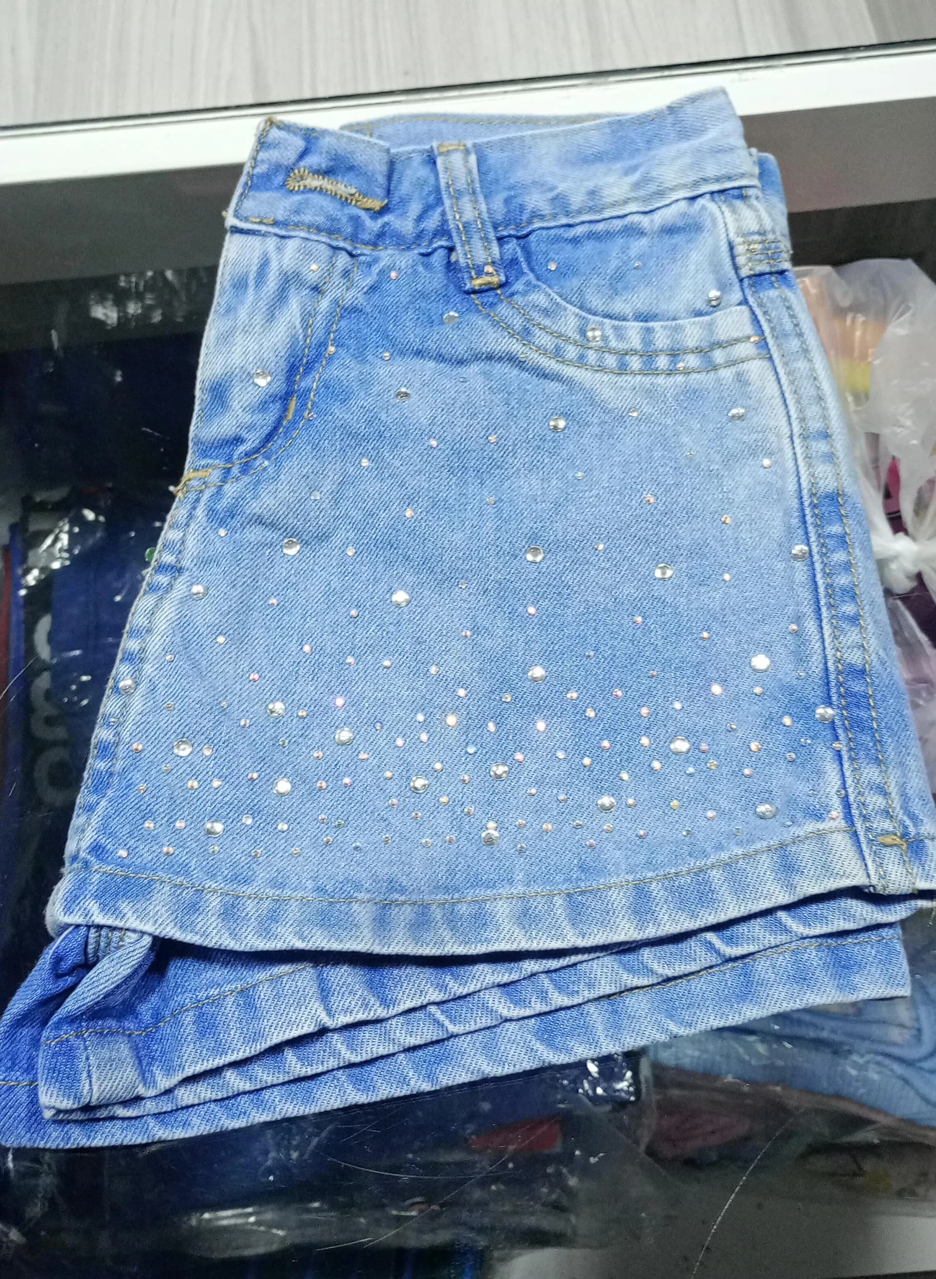 FALDA PANTALÓN BRILLO LIQUIDACION