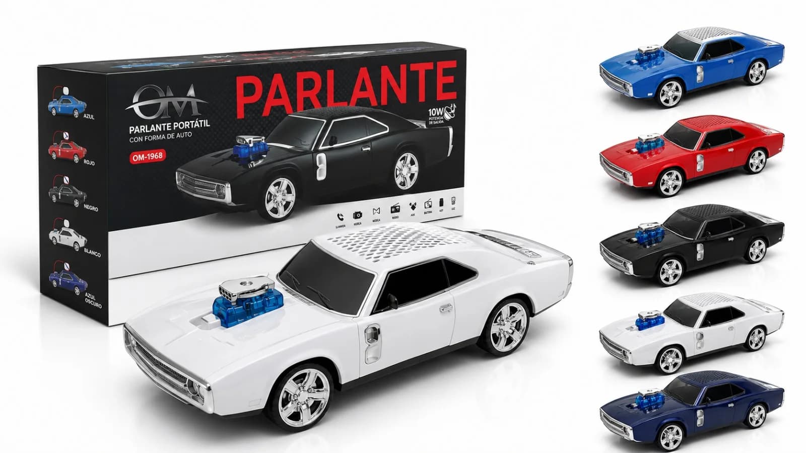 PARLANTE AUTO RETRO - OM