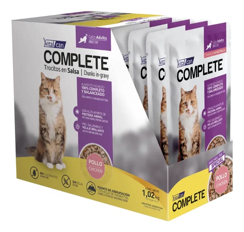 POUCH VITAL CAN COMPLETE GATO O PERRO X1