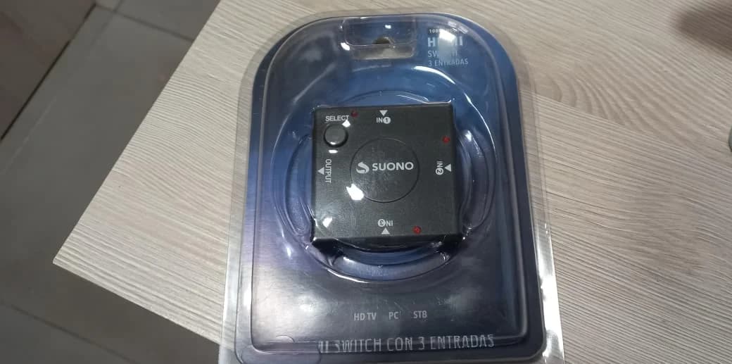 Adaptador Hdmi Switch 3 Entradas 1 Salida