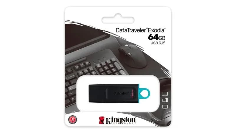 PENDRIVE KINGSTON 64GB ORIGINAL