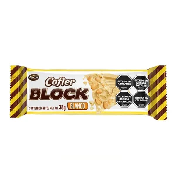 Chocolate Cofler Block Blanco 38g