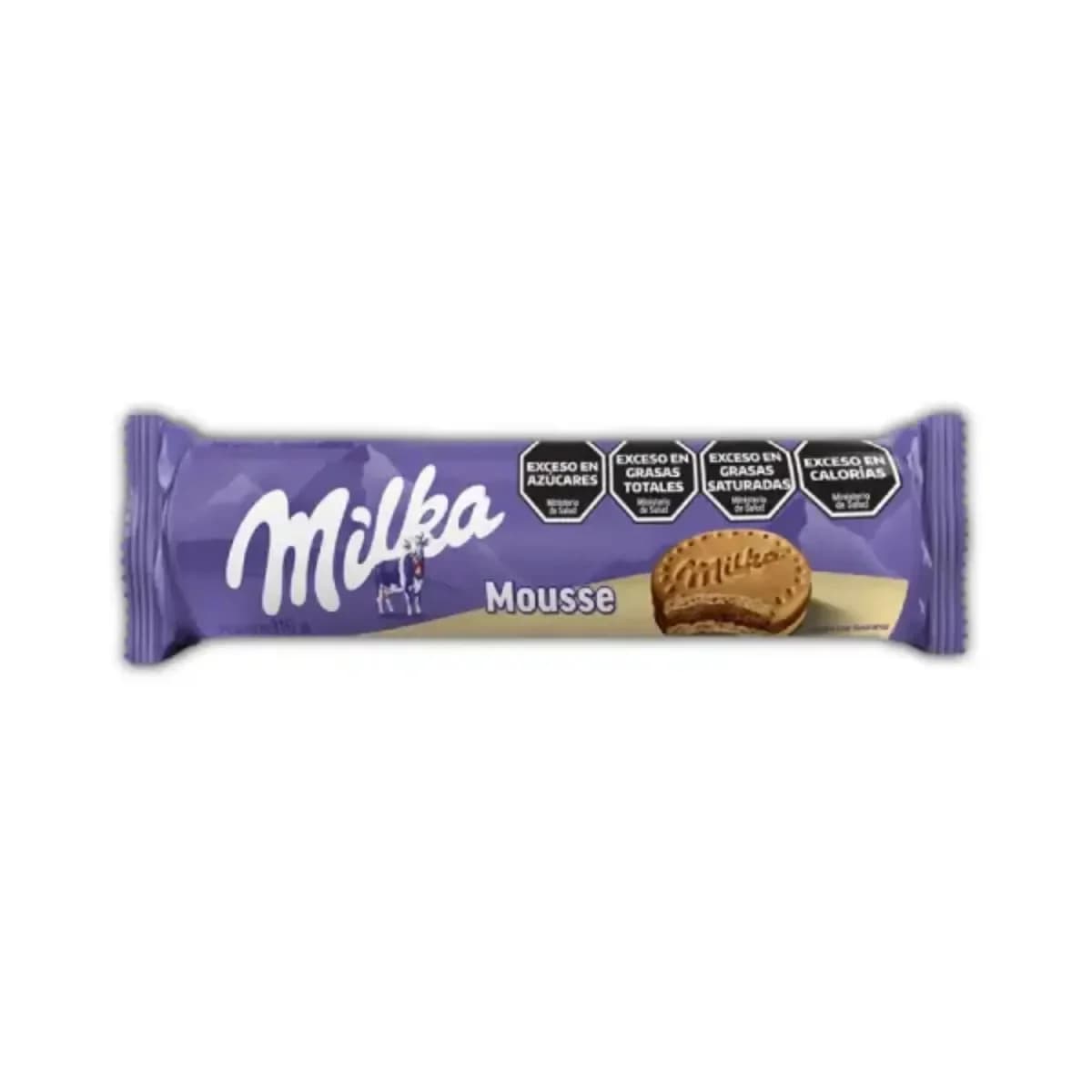 Galletitas Milka Rellenas Mousse