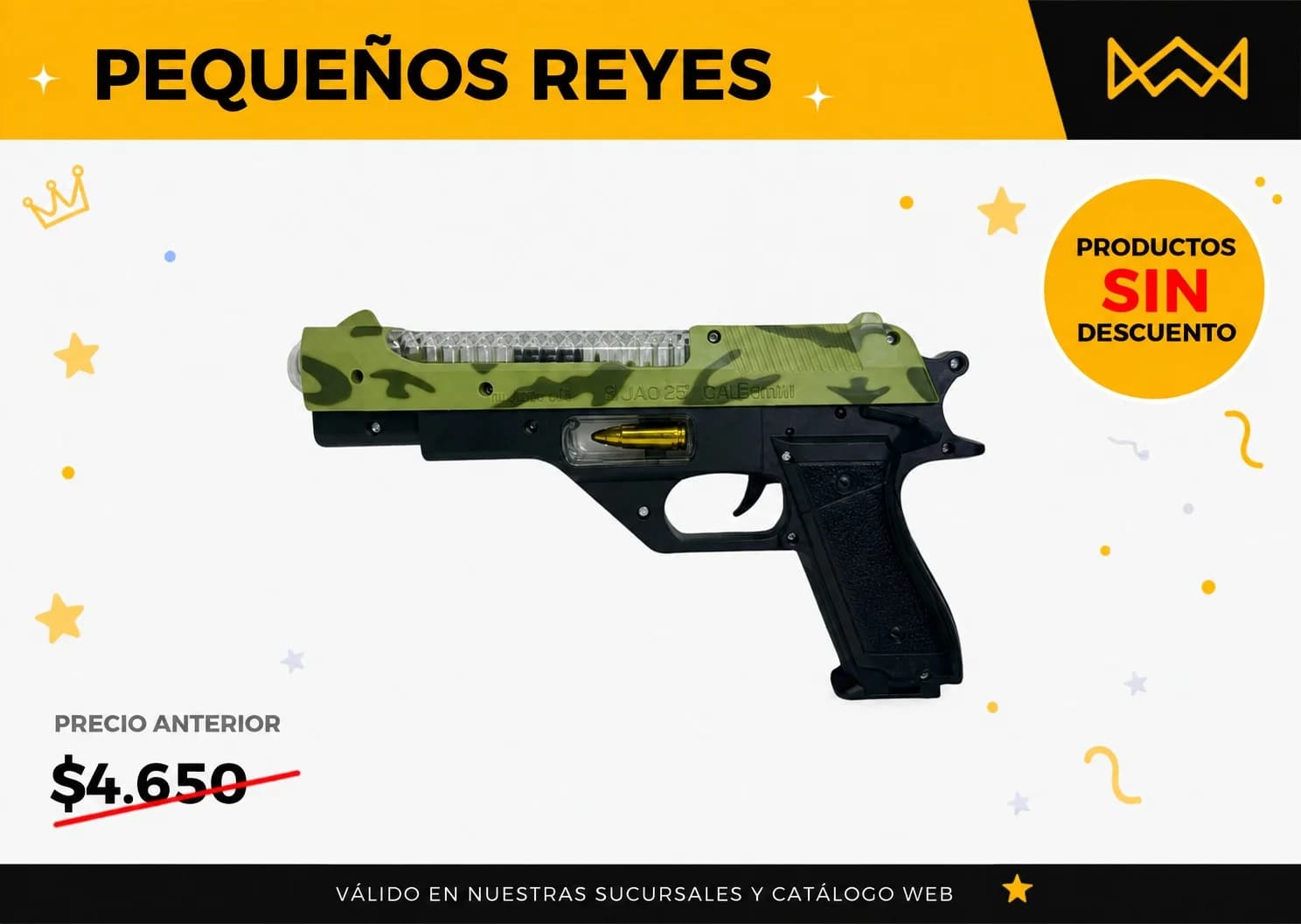 PISTOLA C/LUZ Y SONIDO