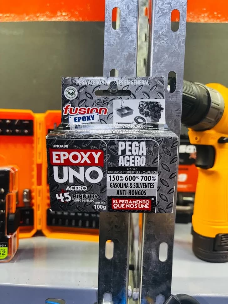 Adhesivo epoxy bicomponente para metales 100gr