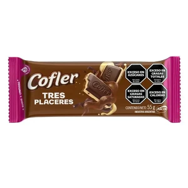 Chocolate Cofler tres placeres 55g