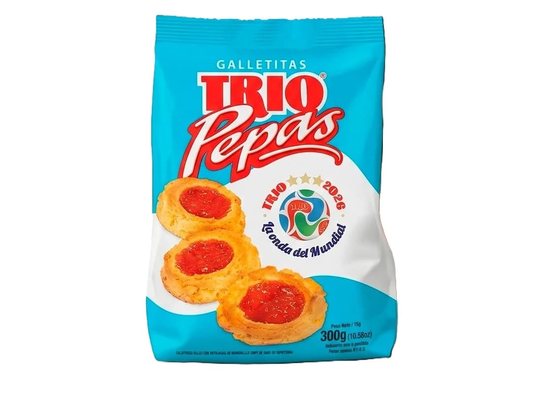Galletas Pepas clasicas Trio
