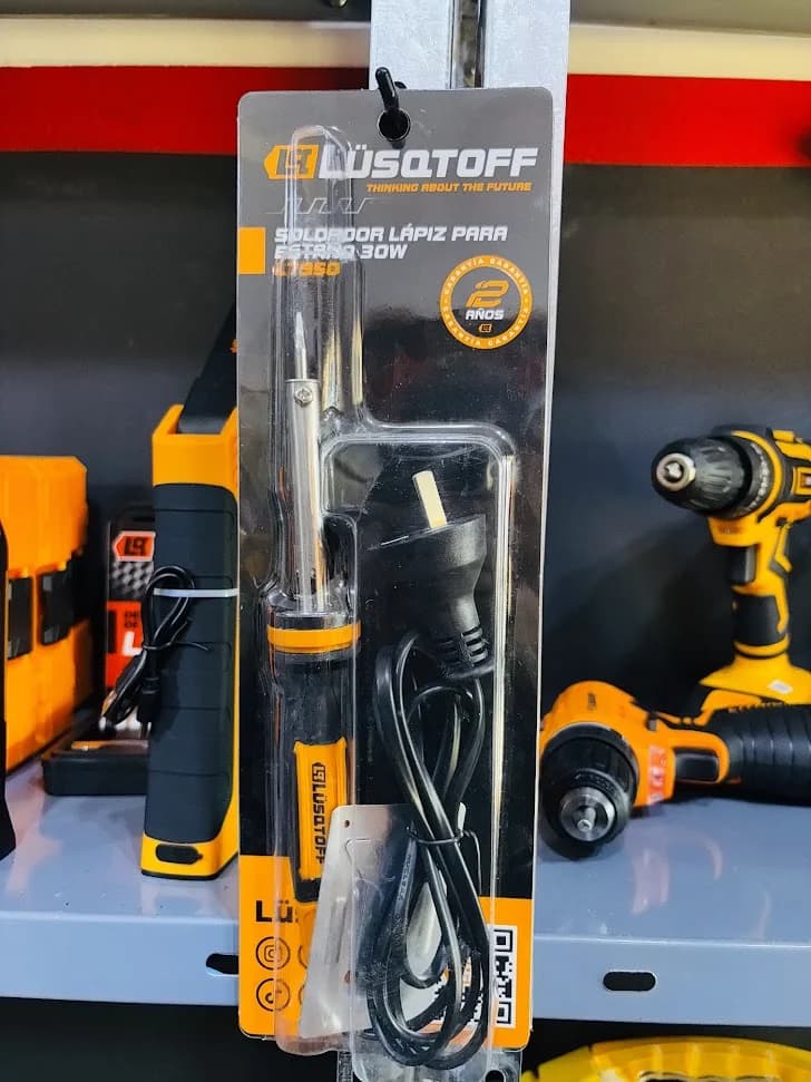 Lapiz soldador de estaño 30w Lusqtoff
