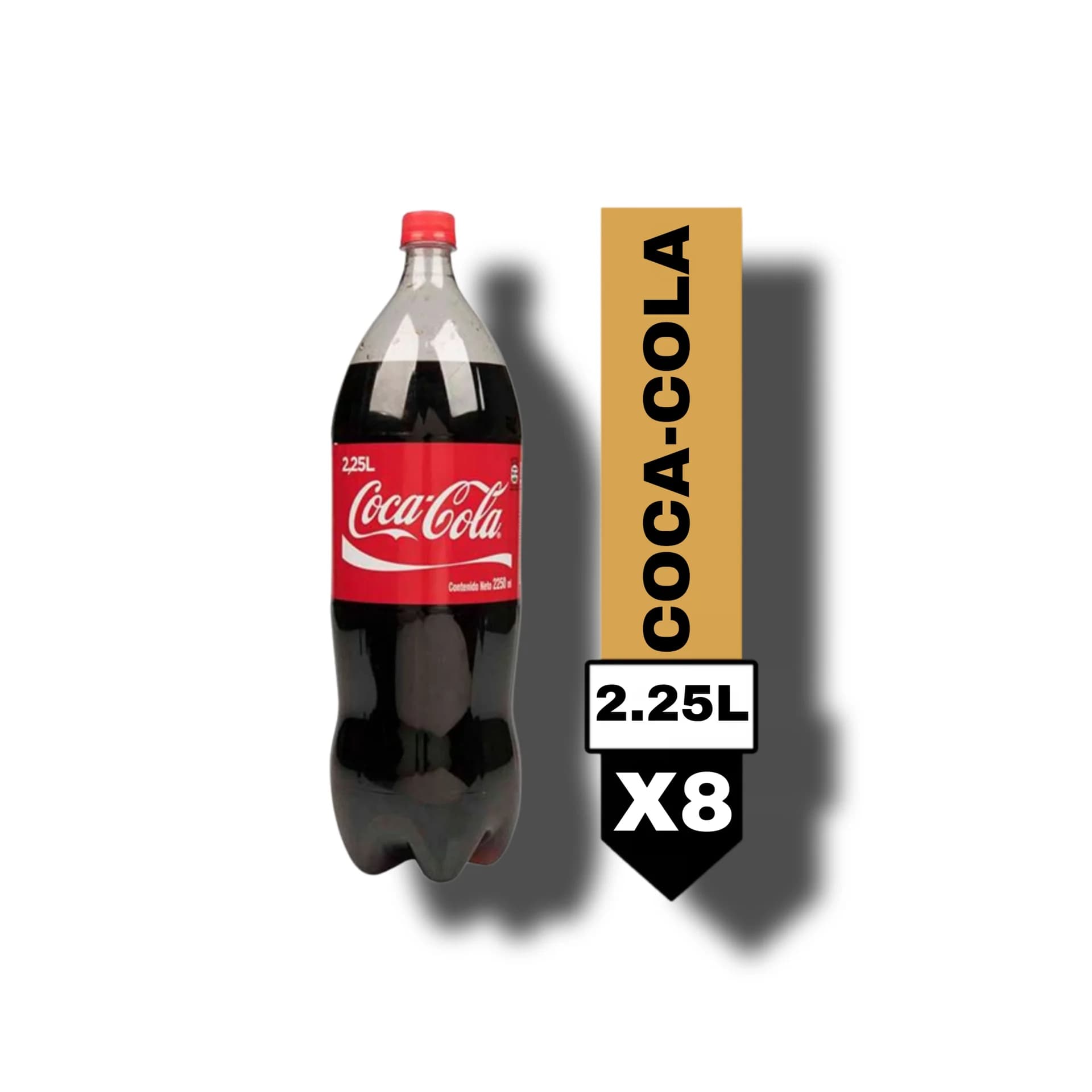COCA COLA 2 25L - PACK x8