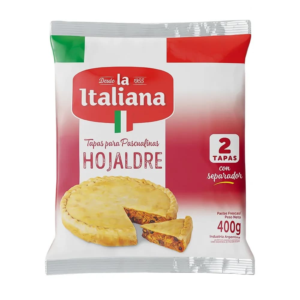 Masa de tarta pascualina la italiana hojaldre