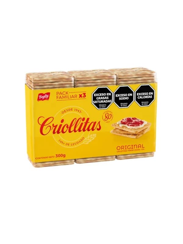 Galletas Criollitas x3