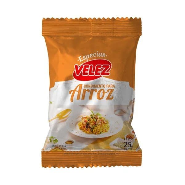 Condimento para Arroz Velez 25g