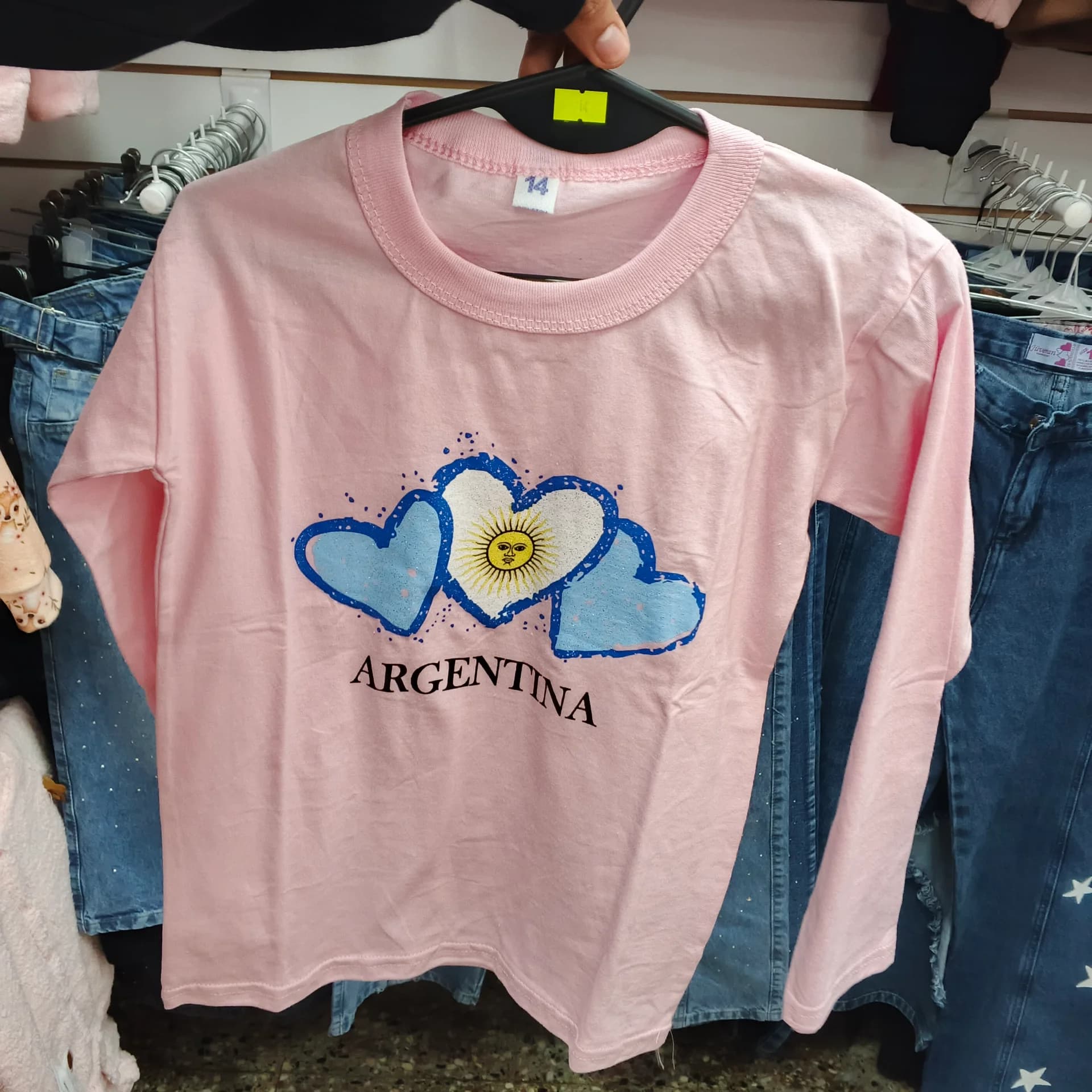 REMERA ALGODON ESTAMPADA OFERTA NENA