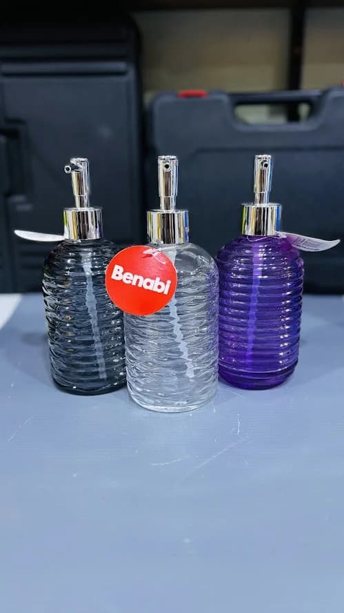 Dispenser de jabon de vidrio