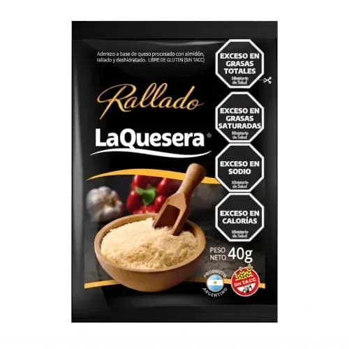 LA QUESERA QUESO RALLADO X 40G