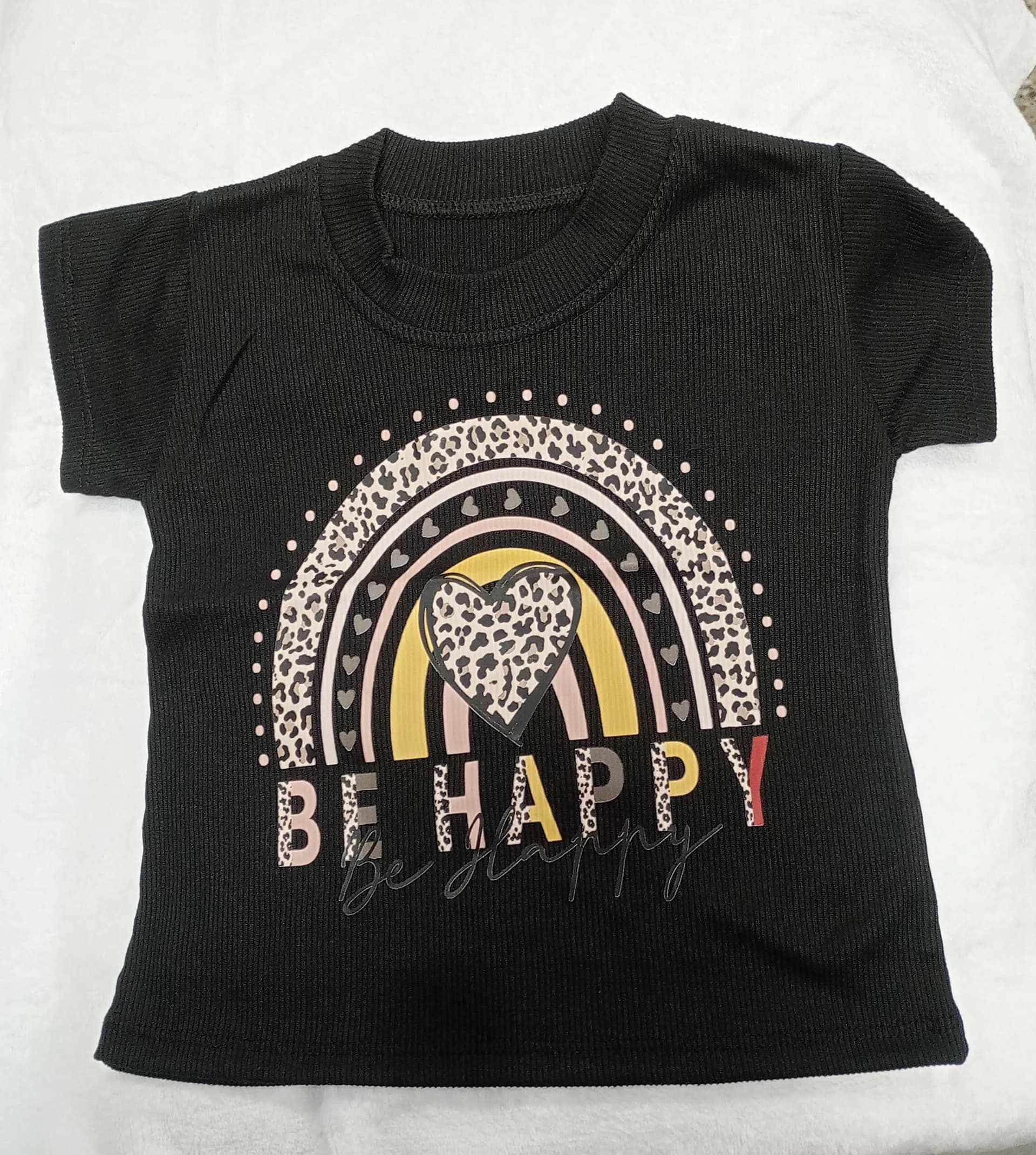 REMERA BEBÉ ARCOIRIS ANIMAL PRINT