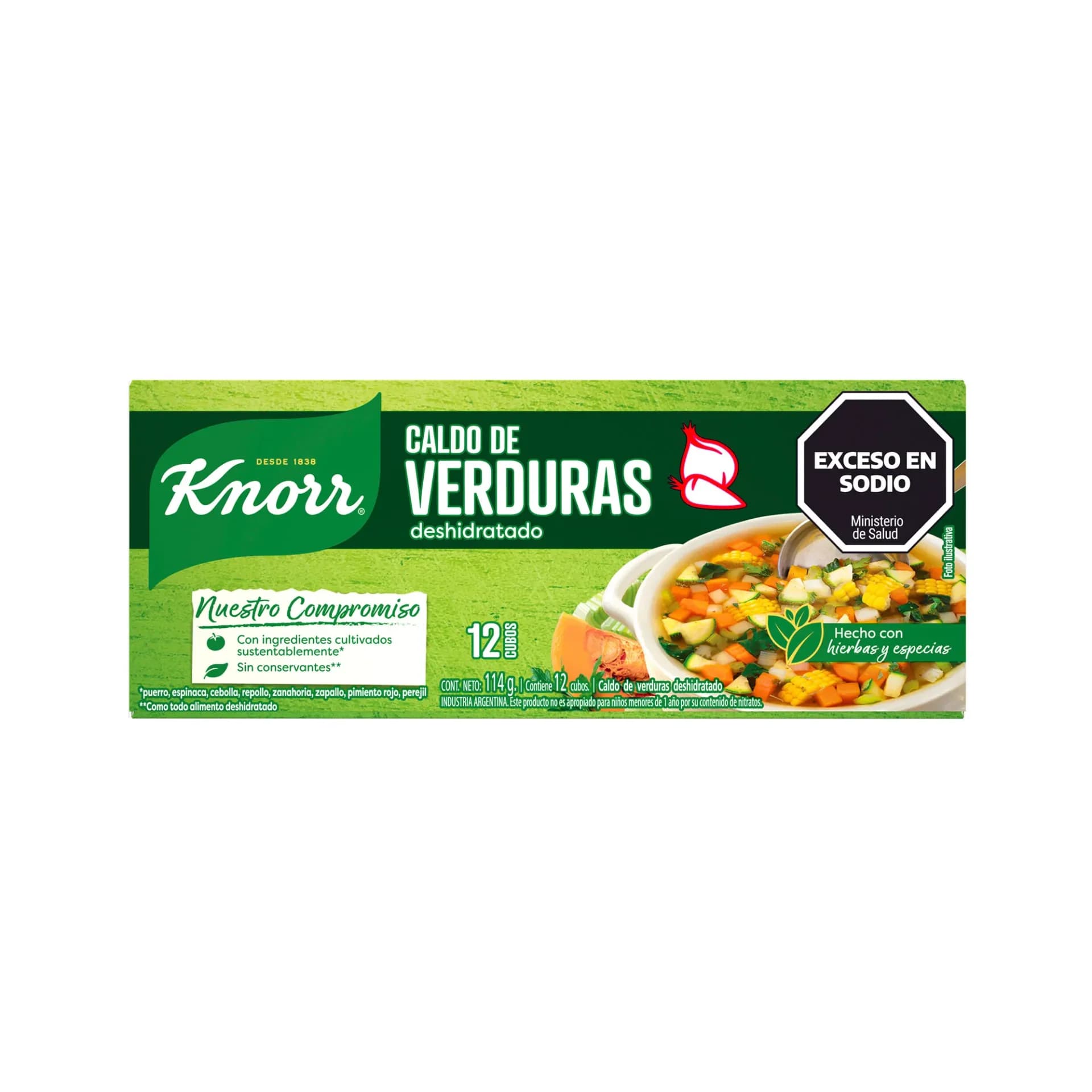 Caldo Knorr Verduras x12