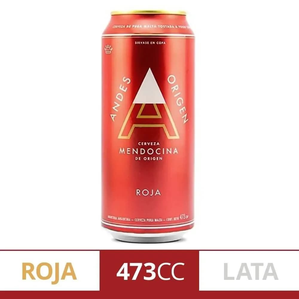 Cerveza Andes Roja 473ml