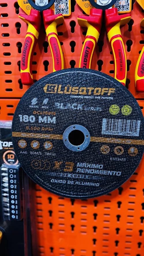 Disco de corte 180mm Lusqtoff