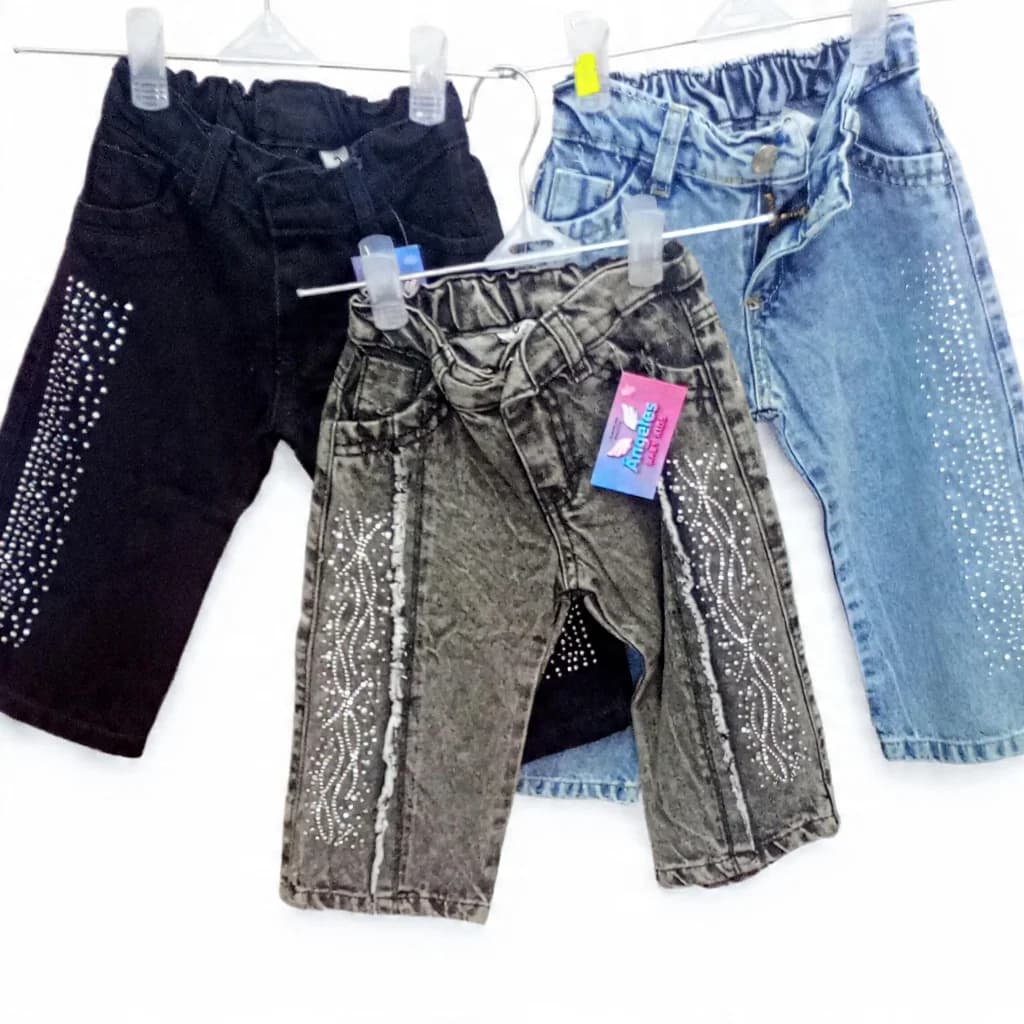 JEANS BEBA CON BRILLO