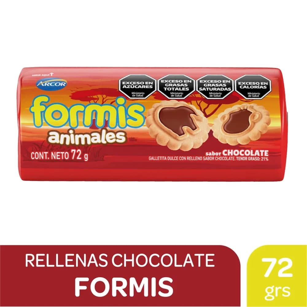 Formis de chocolate  72g