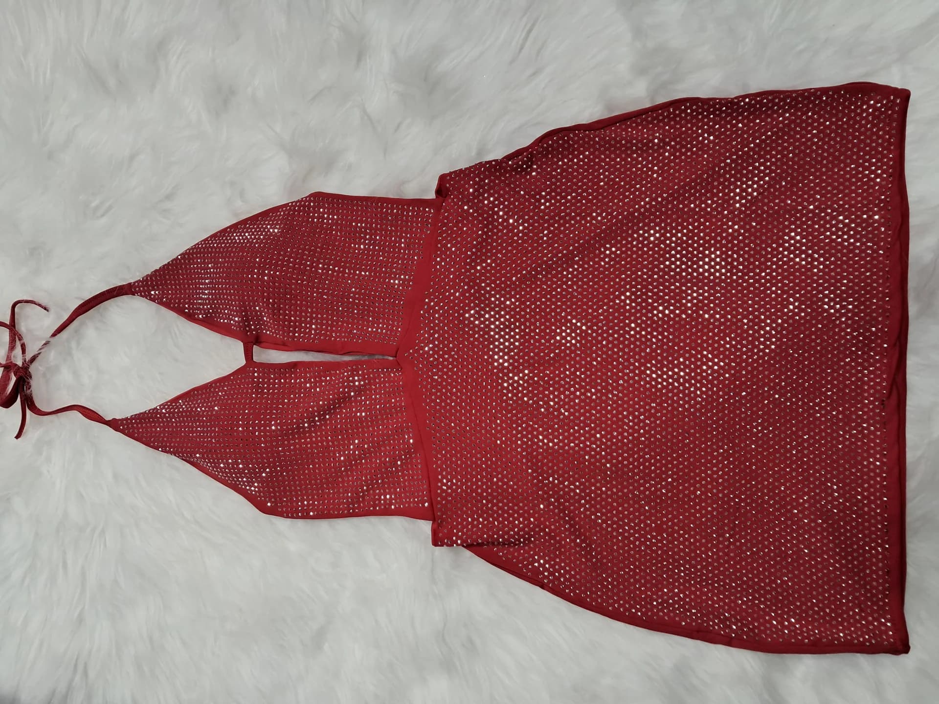 VESTIDO CORTO C/ STRASS