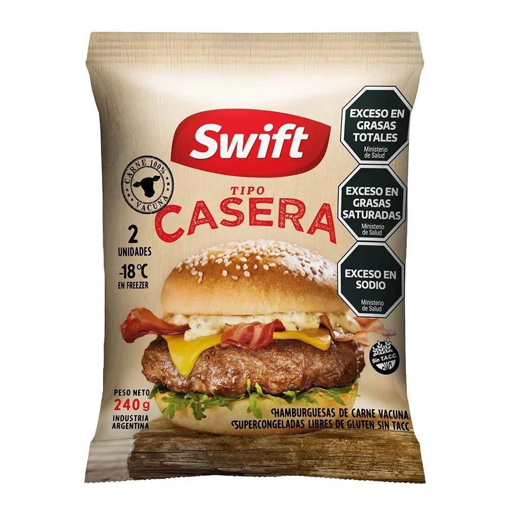 Hamburguesa Swift x2 Caseras