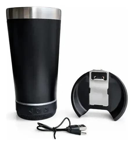 VASO CON PARLANTE WIRELESS