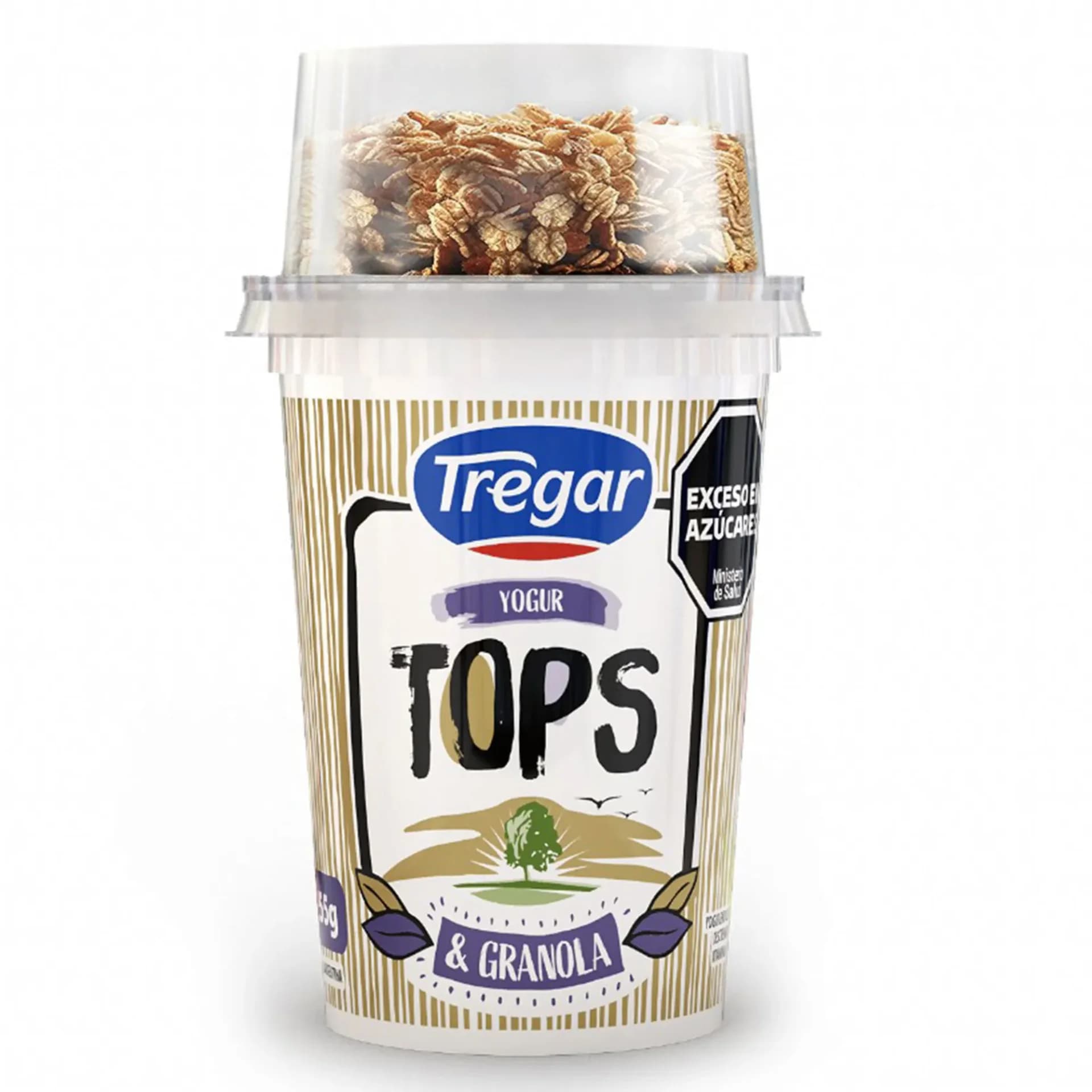Yogurt Tops entero con granola Tregar