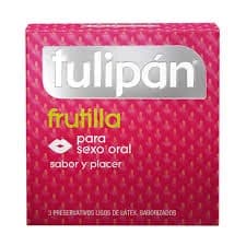 TULIPAN FRUTILLA PRESERVATIVO