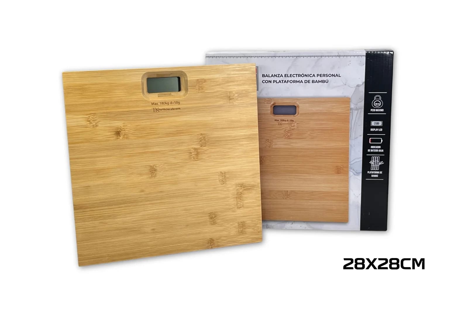 BALANZA CORPORAL 180KG - BAMBU