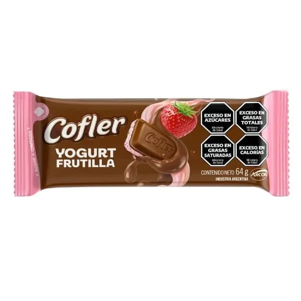 Chocolate Cofler yogurt frutilla 55g