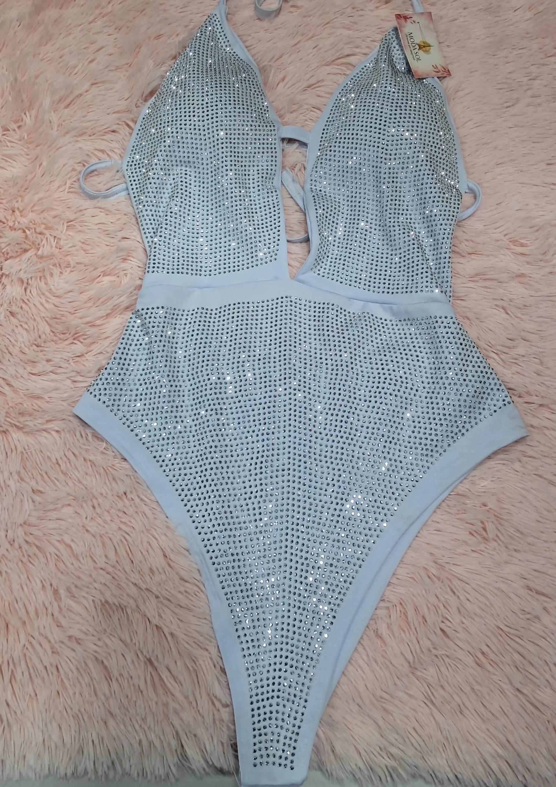 BODY LYCRA CON BRILLOS