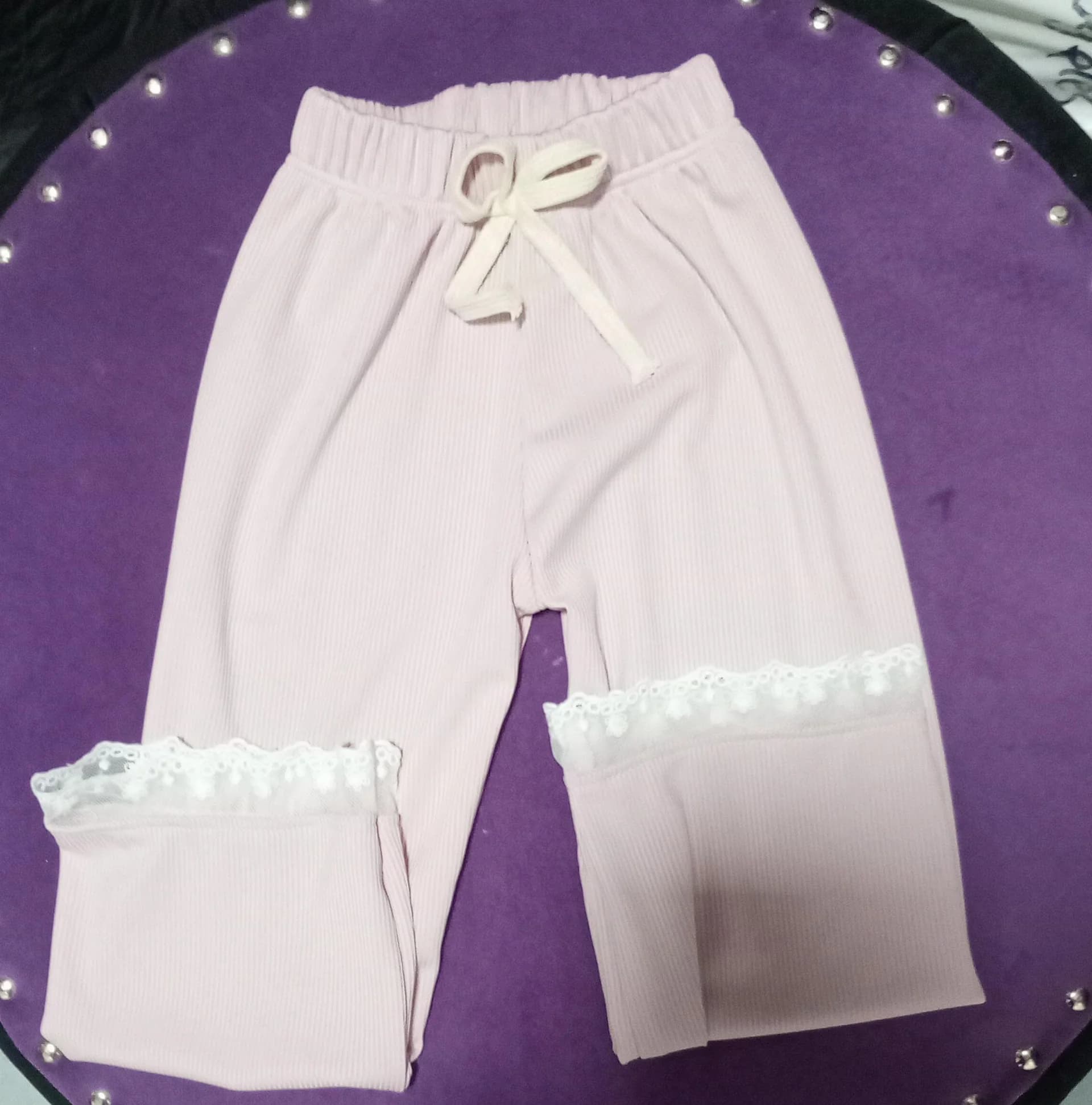 PANTALÓN MORLEY CON ENCAJE ABAJO