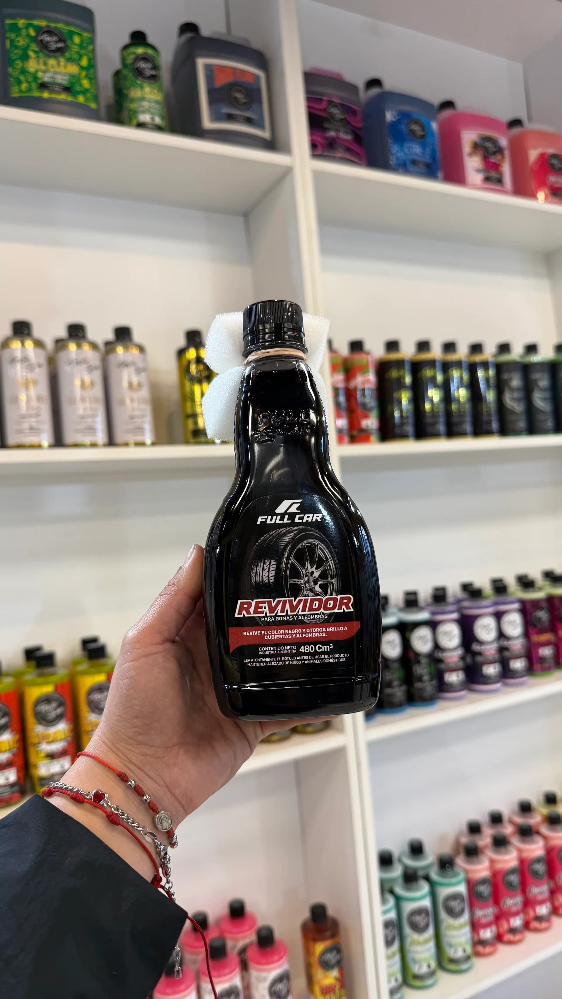 REVIVIDOR DE GOMAS Y ALFOMBRAS ECOGEL 480ML FULLCAR