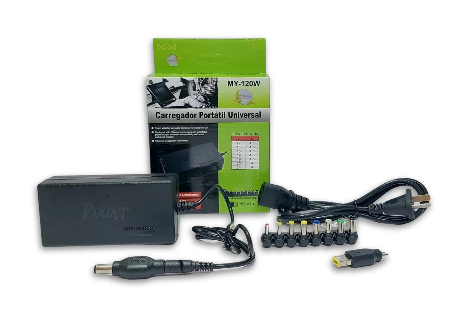 CARGADOR DE NOTEBOOK HP Y LENOVO