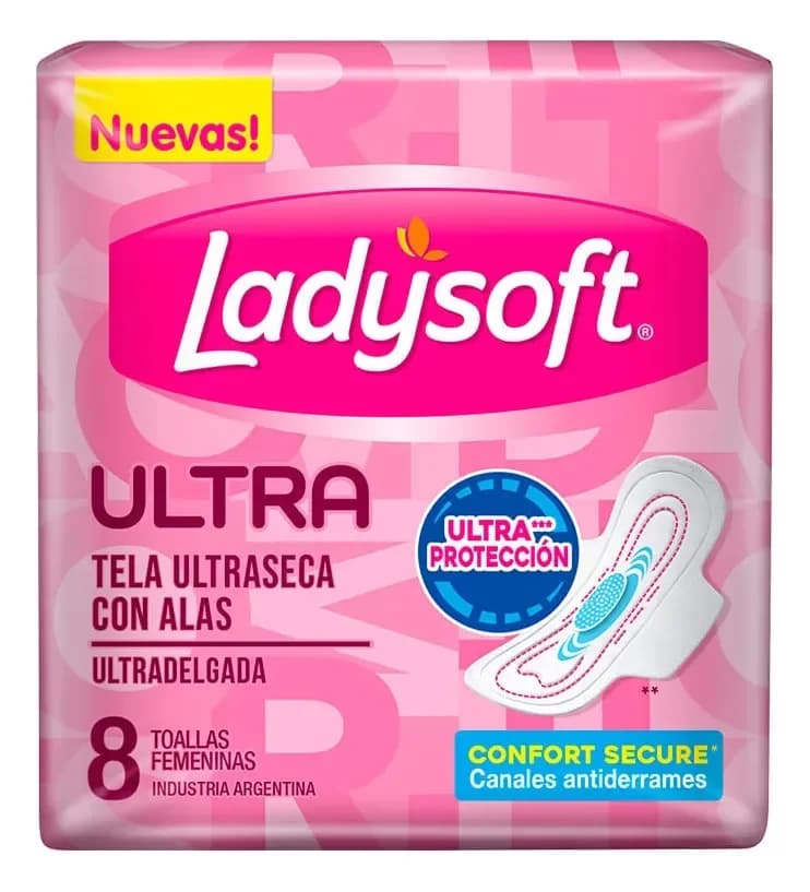 Toallitas Ladysoft Ultra delgada
