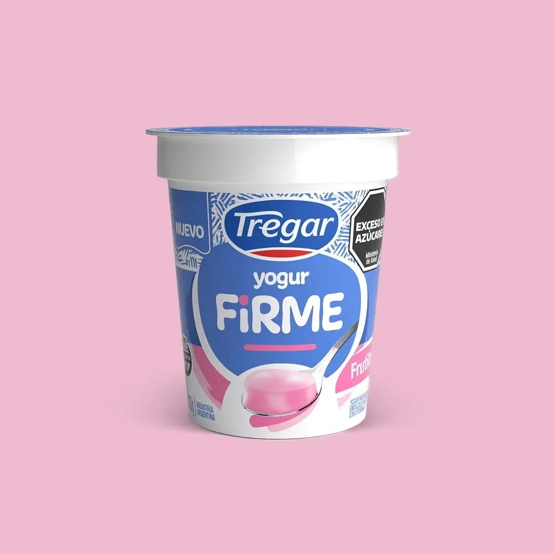 Yogur firme frutilla 170g tregar